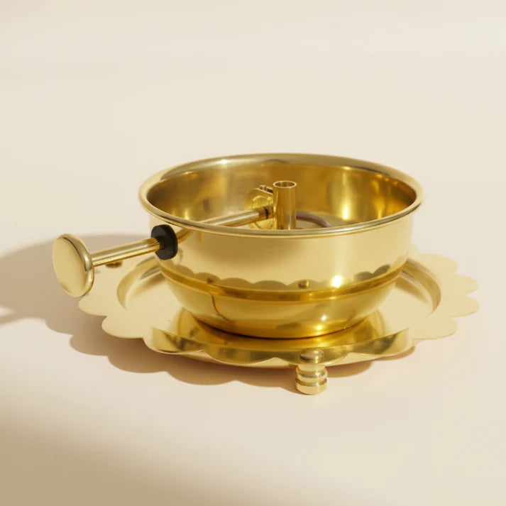 Brass Akhand Jyot Diya for Home Temple, Mandir & Spiritual Décor