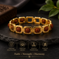 Gold Plated Essential Rudraksha Bracelet