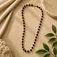 Gold Plated Karungali Mala | Natural Karungali Wood Beads