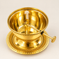 Brass Akhand Jyot Diya for Home Temple, Mandir & Spiritual Décor, 500 ML