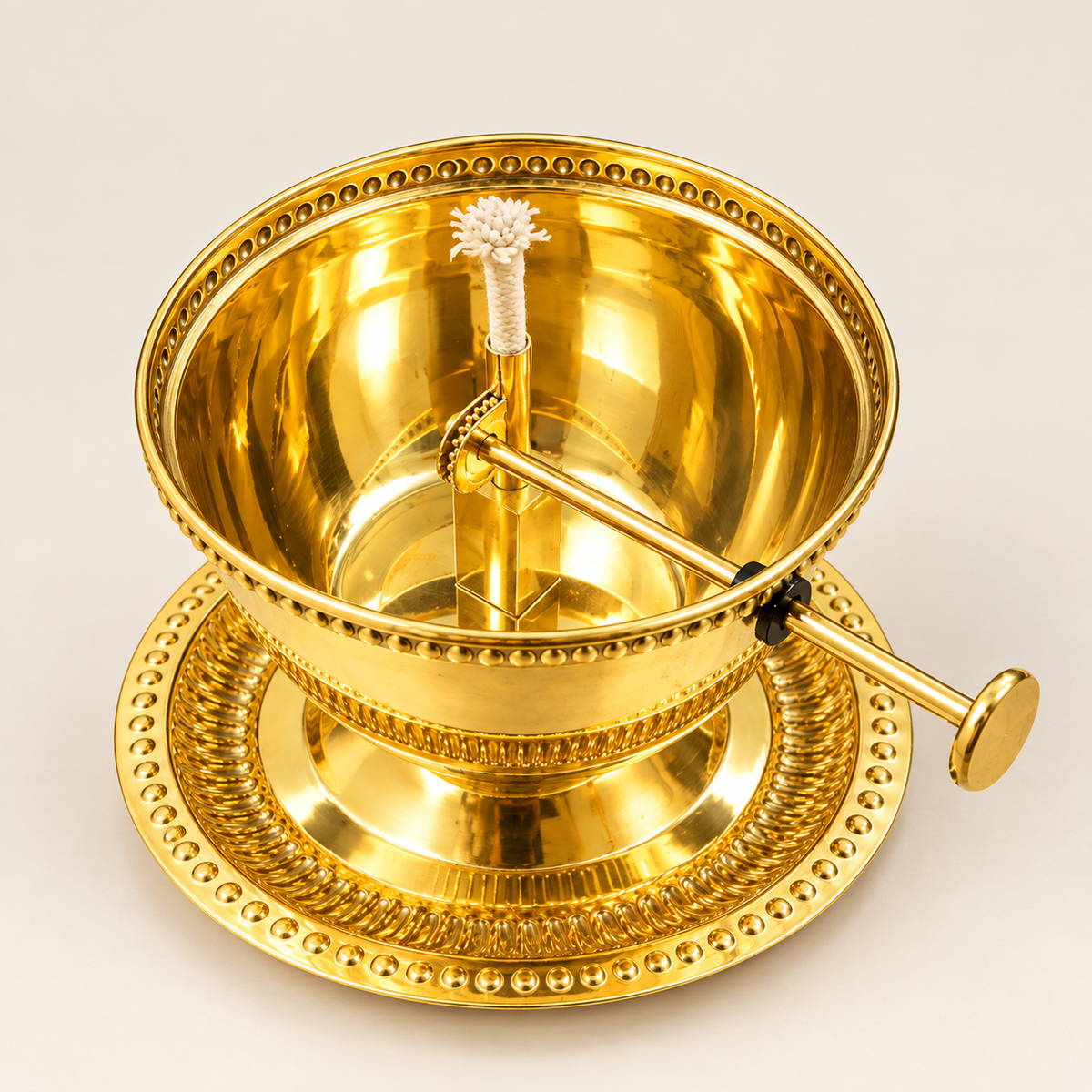 Brass Akhand Jyot Diya for Home Temple, Mandir & Spiritual Décor, 500 ML