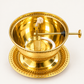 Brass Akhand Jyot Diya for Home Temple, Mandir & Spiritual Décor, 500 ML