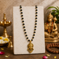 Gold Plated Karungali Mala with Bajrangbali Pendant