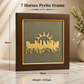 7 Horse Pyrite Frame
