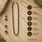 Silver Plated Karungali Rudraksha Mala