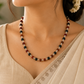 Silver Plated Karungali Rudraksha Mala
