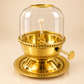 Brass Akhand Jyot Diya for Home Temple, Mandir & Spiritual Décor, 500 ML
