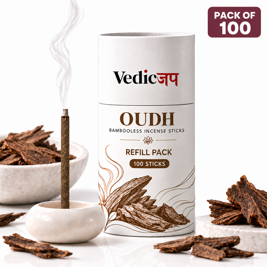 Oudh Cow Dung Dhoop Sticks – Pack of 100